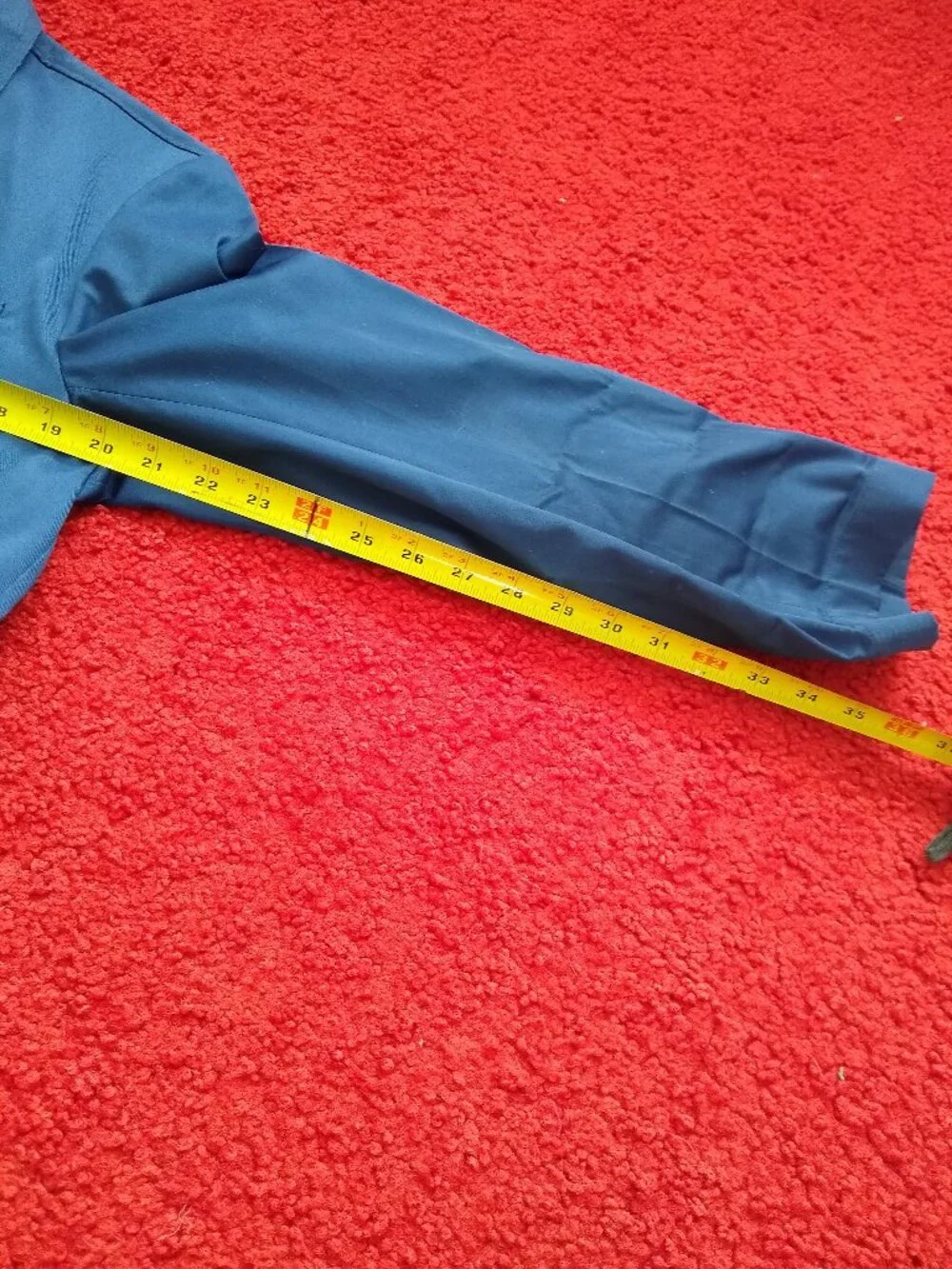 vintage 70s cargo utility trench coat top overshirt blouse - Picture 8 of 9